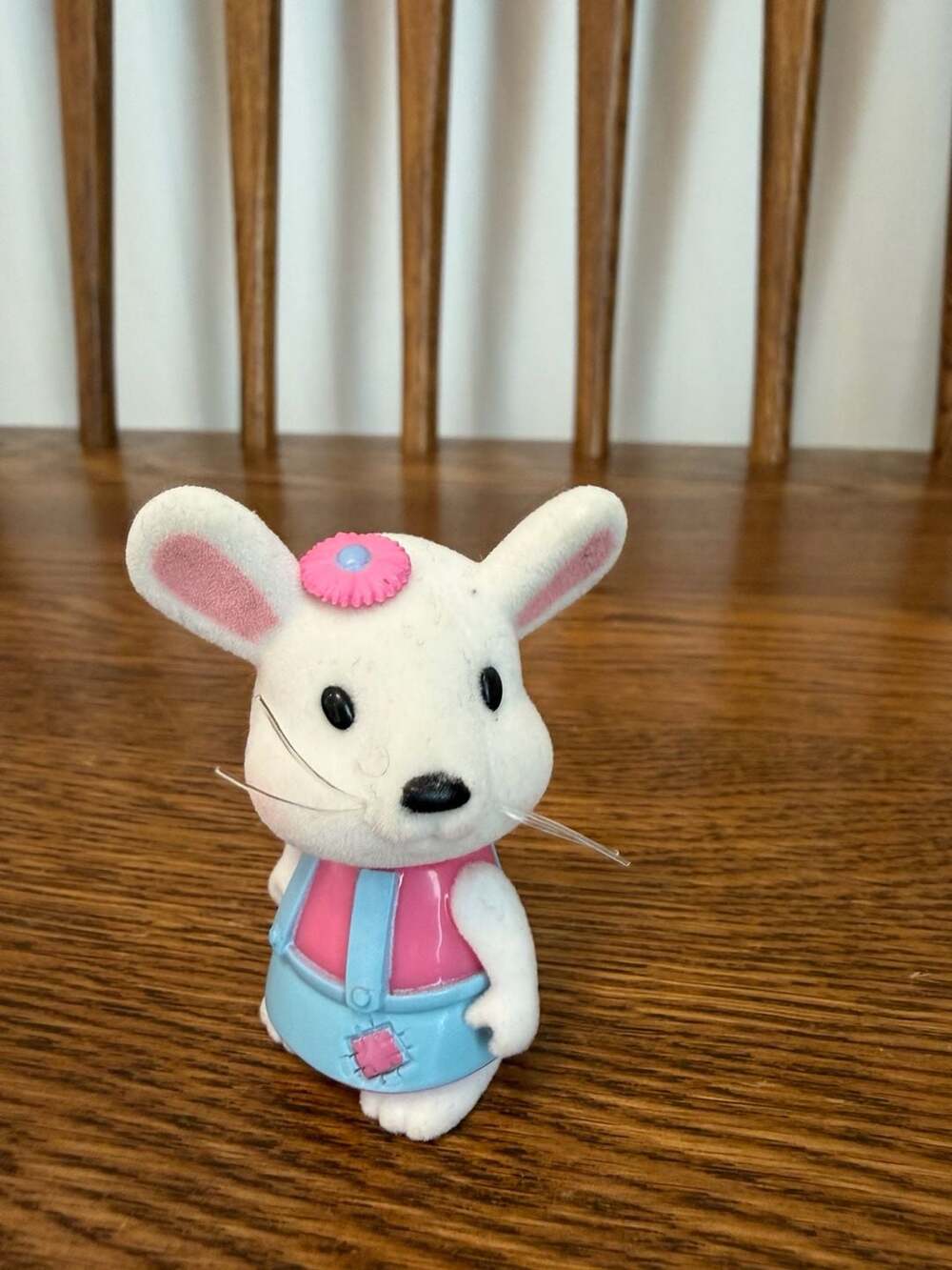 Li'l Woodzeez Bobbleez Series 3 Macy Mouse Mini Bobblehead Figure